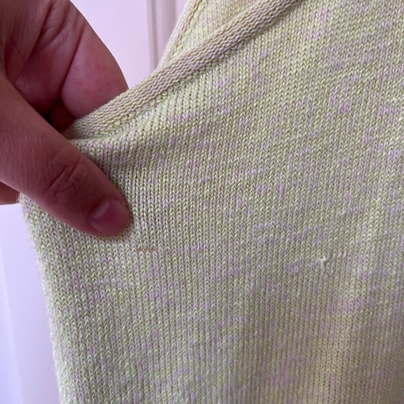 TNA Knit Oversized Racerback Tank M Pale Neon Green - Picture 15 of 15